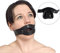 Honeylust - BDSM Latex Mundknebel mit weicher Bissfläche & Zunge - elastischer SM Gummi Mouth Gag - heißes Sexspielzeug für Sklaven - Bondage Fetisch Sessions (Schwarz)