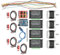 3D Drucker Schrittmotor Kit, Nema 23 Motor High Schrittmotor Endschalter Treiberplatine Schrittmotortreiber CNC Controller für 3D Drucker(6.35mm)