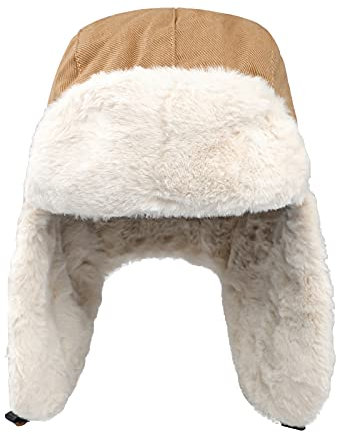 YJZQ Winter Damen Fliegermütze Lammwolle WinterMütze mit Ohrenklappen Warme Pilotenmütze Verdickte Wintermütze mit Ohrenschützer Verstellbar Trappermütze Skimütze Outdoor Winter Hut Outdoor