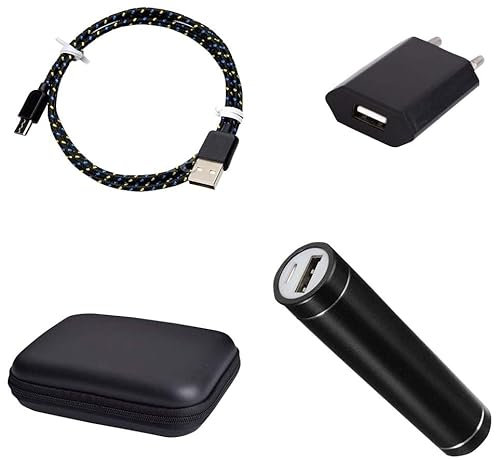 Pack pour XIAOMI 11T Pro (Cable Chargeur Type C Tresse 3m + Pochette + Batterie + Prise Secteur) Android (Noir)