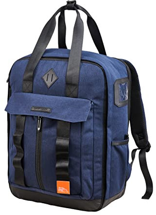 Cabin Max Memphis 45x36x20 Underseat Easyjet Cabin Bag - Recycled Polyester Large Capacity with Compression and Laptop Pocket (Blue, Easyjet 45x36x20cm)