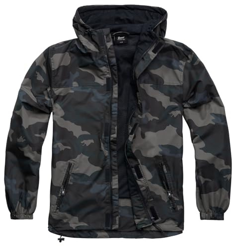 Brandit Summer Windbreaker, Regenjacke, Anorak, Trainingsjacke, Größe S bis 5XL
