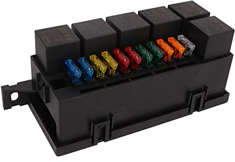 Relais Crimp Anschlusskasten, einfache Installation, lange Lebensdauer, IP65, wasserdicht, Sicherungs und Relaiskasten, robustes ABS mit Halter f¨¹r Yachten