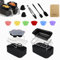 Air Fryer Silicone Liner for Ninja Foodi AF400UK AF500UK AF451UK Tower T17088, 12 Pcs Dual Air Fryer Accessories, Air Fryer Racks Loaf Tin Silicone Tongs Egg Cake Mold