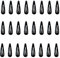 Barettes Cheveux, 20 pcs Barrettes Noires, Barrette Cheveux Fille, Pinces à Cheveux Noires Pinces à Cheveux Fille Snap Barettes BB Barrettes à Cheveux en Métal Barettes