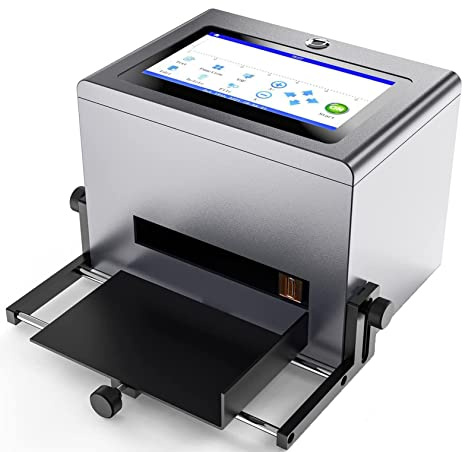 XDLYWUZIQ Tintenstrahl-Codedrucker Mit 5-Zoll-LED-Touchscreen, 12,7-Mm-Schnelltrocknungs-Batch-Codierungsdrucker, Intelligentes Inkjet-Codiergerät Für Variable Etiketten-Barcodedaten