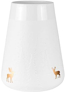 Räder Poesie Porzellanvase Winterlandschaft