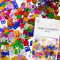 Konfetti Zahl 18 Bunt für 18. Geburtstag | Zahlen Deko für Jubiläum und Party | 500 Stück, metallic-bunt, 10mm groß | Zahlenkonfetti Tischkonfetti Tischdeko Volljährig, Edition: Zahl 18