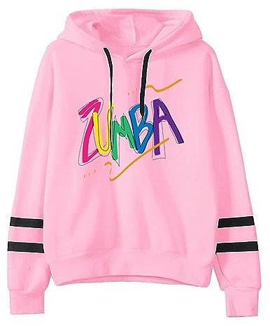 doyouwantmore Hoodies für Frauen Zumba Letter Graphic Sweatshirts mit Kordelzug Langarm Vintage Hoodie Sweatshirt Tops Kleidung Casual Pullover