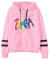 doyouwantmore Hoodies für Frauen Zumba Letter Graphic Sweatshirts mit Kordelzug Langarm Vintage Hoodie Sweatshirt Tops Kleidung Casual Pullover