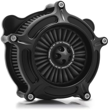 Filtro aria per Harley Davidson Sportster Street Road Glide M8 Softail Dyna 103 107, presa d'aria Road King Touring (OPS Black - Gray - Black Spike, Modello B: Softail 93-15, Touring 00-07)