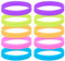 10 Silicone Wristbands - Motivational Quote Personalised Rubber Wristbands for School Sports Party Events - Men, Women, Boys, Girls