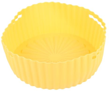 Hoement Tapis Silicone Pour Friteuse Sans Huile Réutilisable Tapis De Cuisson Antiadhésif Pour Cuisiner Poulet Poissons Crevettes Coussin Silicone Résistant Chaleur Pour Accessoire Friteus