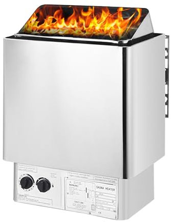 für 3 m³ Raum, 220V, 3 kW Elektro-Saunaherd, Saunaofen Trocken-Dampf-Sauna, mit integrierter Steuerung, Für den privaten und geschäftlichen Gebrauch
