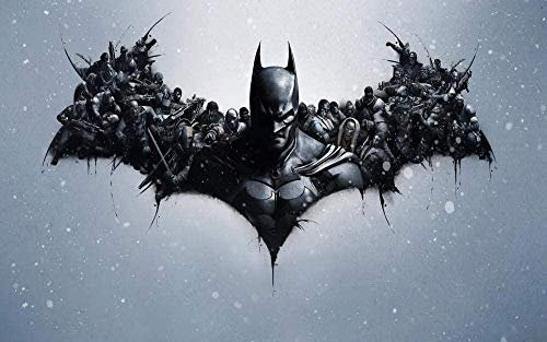 Puzzle 1000 Teile für Erwachsene Maske Batman Pädagogisches intellektuelles Dekompressionsspielzeug Spaß Familienspiel für Kinder Erwachsene50x70cm