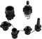 Paddle Board Pump Adapter Inflatable Boat SUP Air Pump Converter with 4 Valve Nozzles Universal Air Valve Adapter for Paddle Board Accessories Kayak Dinghy Rowing Boat Stand Up Paddleboarding