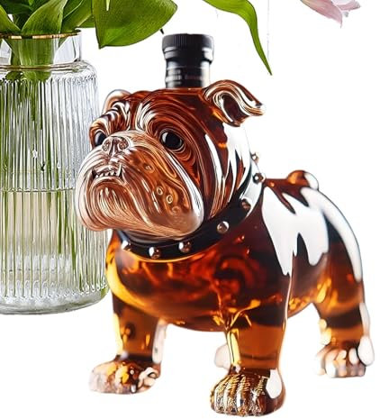 Disantre De Chien De Bouteille De Whisky - Nouveauté En Verre Hilarant Pour Les Hommes | Affichage D'alcool Pour, Dégustation De Bière, Événement De Baccalauréat, Cadeau De Mariage, Décor D