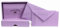 Crown Mill DIN Lang Korrespondenzkarten Farben, Schreiben &Briefumschläge 25 StüCk-Lavender. 9,5 x 14,5 cm
