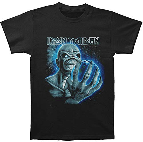 Iron Maiden T Shirt A Different World Band Logo Official Mens Black