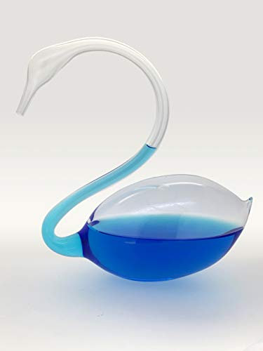 Glassic regali Glass barometro a forma di cigno
