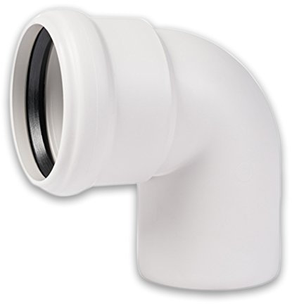 Schallgedämmtes Abflussrohr Bogen, 87° Winkel DN 125