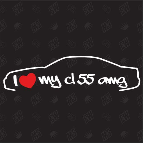 speedwerk-motorwear I Love My W215 CL55 AMG - Sticker für Mercedes BJ 2005
