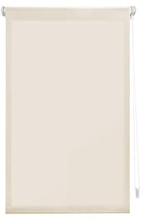 Blindecor Aure | Estor enrollable Easyfix translúcido liso - Beige, 52 x 180 cm (ancho por alto) | Tamaño de la Tela 49 x 175 cm | Estores sin herramientas para ventanas