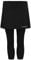 HEAD Damen Club 3/4 Tights W Skorts, Schwarz, 3XL EU