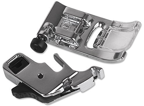ZIGZAGSTORM XC3021051 SA175 Zig Zag Pied presseur (J) avec adaptateur de tige SA176 pour Babylock, Brother et toutes les machines à coudre à tige basse