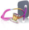 MDFProCardial Kardiologie Stethoskop, Leichtgewicht Titan, Erwachsene, Doppelkopf, Rosa Glitzerschlauch, Kaleidoskop Brustst¸ck-Headset, MDF797TGL32KL+ MDF Reiseetui