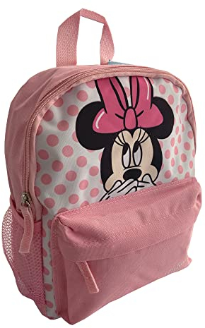 Disney Minnie Maus Rucksack Mädchen Rosa Kindergarten Tagesmutter Tasche 28cm