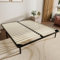 Stanew - Sommier 160x200 cm | Résistant et Confortable | 9 Pieds Inclus | 18 Lattes | Cadre métal laqué époxy | Sommier 1 ou 2 Personnes | Lattes réglables| Montage Rapide et Facile