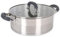 Quttin - Cacerola Profesional Induccion, Cocina Horno Acero Inoxidable Antiadherente. Cazuela Pequeña Con Tapa. Apta Para Todo Tipo de Cocinas. Inducción, Gas, Vitro. Cacerola 24 cm. Modelo Heleom