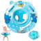 Baby Swimming Float, Inflatable Baby Swimming Ring with Seat Baby Float Ring for 3-36 Months Toddlers Kids Children(Blue elephant)