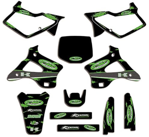 ENARUI Adesivi Grafiche Compatibili con Kawasaki KX 125 250 KX125 KX250 1994 1995 1996 1997 1998