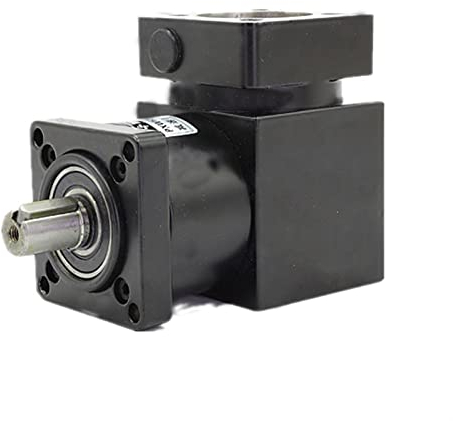 Schnecke mechanisch NEMA23 Stepper Motordrehzahl Reduzierer, Verhältnis 4: 1 5: 1 6: 1 10: 1 90 Grad Rechtswinkelplanetary Reduzierer, Nema 23 Planetengetriebe Schrittmotor-Getriebe ( Size : 5 to 1 ,