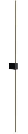 LED Wandleuchte Pars in Gold und Schwarz 2x 6W 1050lm 2-flammig [Gebraucht - Gut]