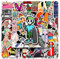 Skate Aufkleber Skateboarding Stickers 50 Stück Skateboard Graffiti Aufkleber Motorräder Fahrrad Snowboard Gepäck Laptop Auto Koffer für Kinder und Jugendliche Wasserdichte Vinyl Aufkleber