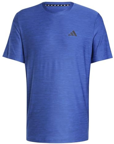 adidas Herren Train Essentials Stretch Training Tee, SELBLM/Black, L