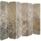 Paravent Raumteiler - 6-teilig Raumtrenner, Druck 2-Seite - Premium QUALITÄT 100% Holz - Raumtrenner - Trennwand Wohnung - Room Divider - Spanische Wand Deko Modern Sichtschutz