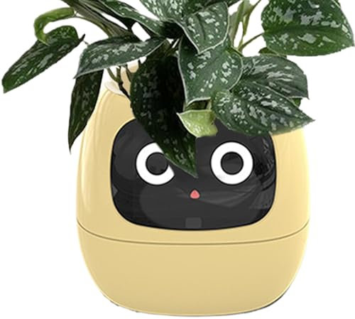 Jardinera Inteligente para macetas - Maceta Inteligente | Macetero Inteligente para Plantas de Interior, macetero Ai, maceteros Inteligentes, Hace Que Cultivar Plantas Sea fácil y Divertido, Robot