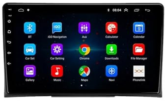 Android 13 Car Stereo for Volkswagen Multivan T5 2003-2015 9 Touchscreen Car Radio Support Sat Navi WiFi 4G BT SWC RDS GPS with Wireless CarPlay Android Auto FM USB Backup Camera(A6:8G+128G)