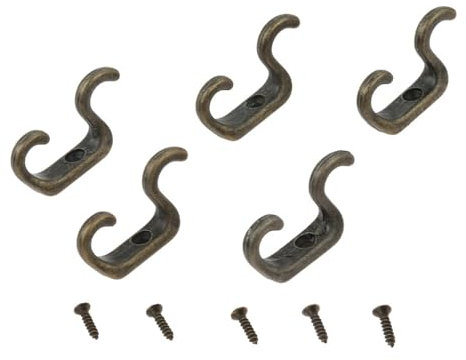 PEKMAR Wandhaken, Schlüsselhalter, Briefständer, Hängedekoration, Organizer, Badezimmer, Küche, Kleiderbügel für Taschen, Mantel, mit Schrauben, Antik-Bronze