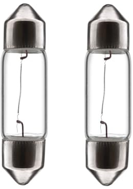 cyclingcolors 2x lampadina SV5.5 3W 6X31 24V lampada auto moto ciclomotore trattore camion furgone