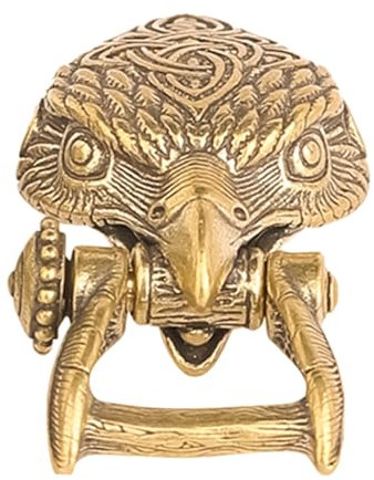 WANGCL Boucle de manille en laiton avec aigle rétro pour porte-clés de voiture Porte-clés de moto de style chinois rétro créatif avec boucle de bracelet en paracorde