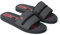 Animal Wave Mens Slider - Lightweight Casual Sandals with EVA Cushioning - Autumn, Winter, Beach, Pool, Walking & Outdoors Charcoal Adult Shoe Size 10