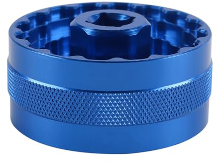 Sarini Bicycle Bottom Bracket Tool, BB Wrench Crank Bottom for Bicycle 44mm/BBR-60/FSA-386/DUB16T/BB-R9100 Blue Bracket Removal Remover Puller Remover