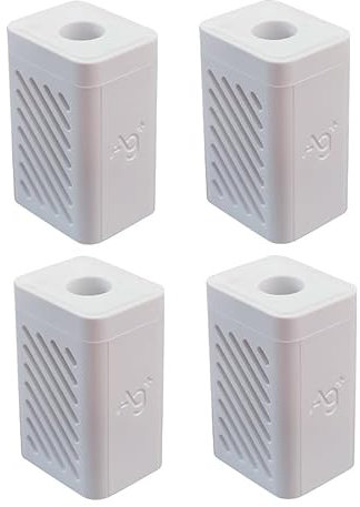Lot de 4 modules ioniques argentés compatibles avec les aspirateurs robot Dreame L10s Ultra Gen 2/L10s Pro Ultra Heat - Accessoires de réservoir d'eau propre