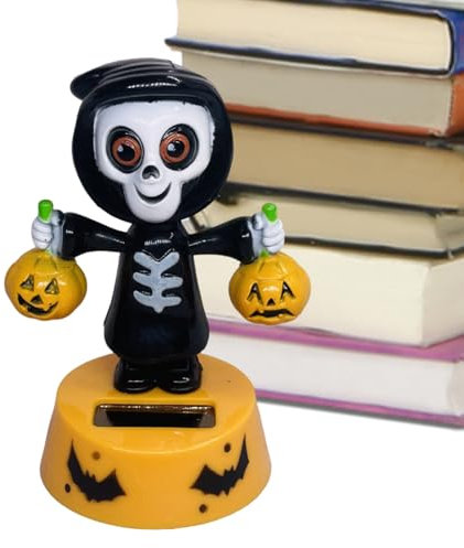 Solartanzfiguren - Solartanzdekoration,Cartoon Animation Halloween Deko Für Zuhause Wohnzimmer Fahrzeug Auto Armaturenbrett Schlafzimmer Innendekoration