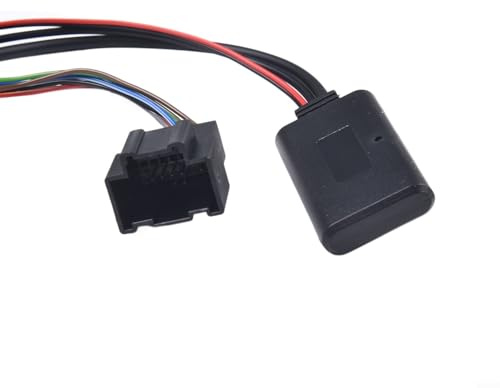 Bluetooth 5.0 Freisprecheinrichtung Musik AUX O Interface Adapter Kabel Modul für Saab 9-3 9-5 Wireless Streaming Direct Replacement Black 5-12V Spannungsbereich